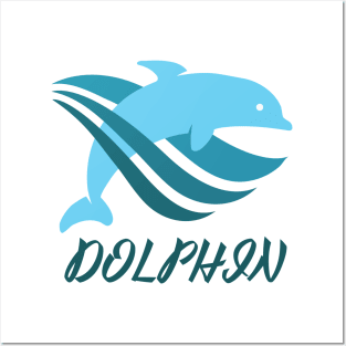 dolphin Posters and Art